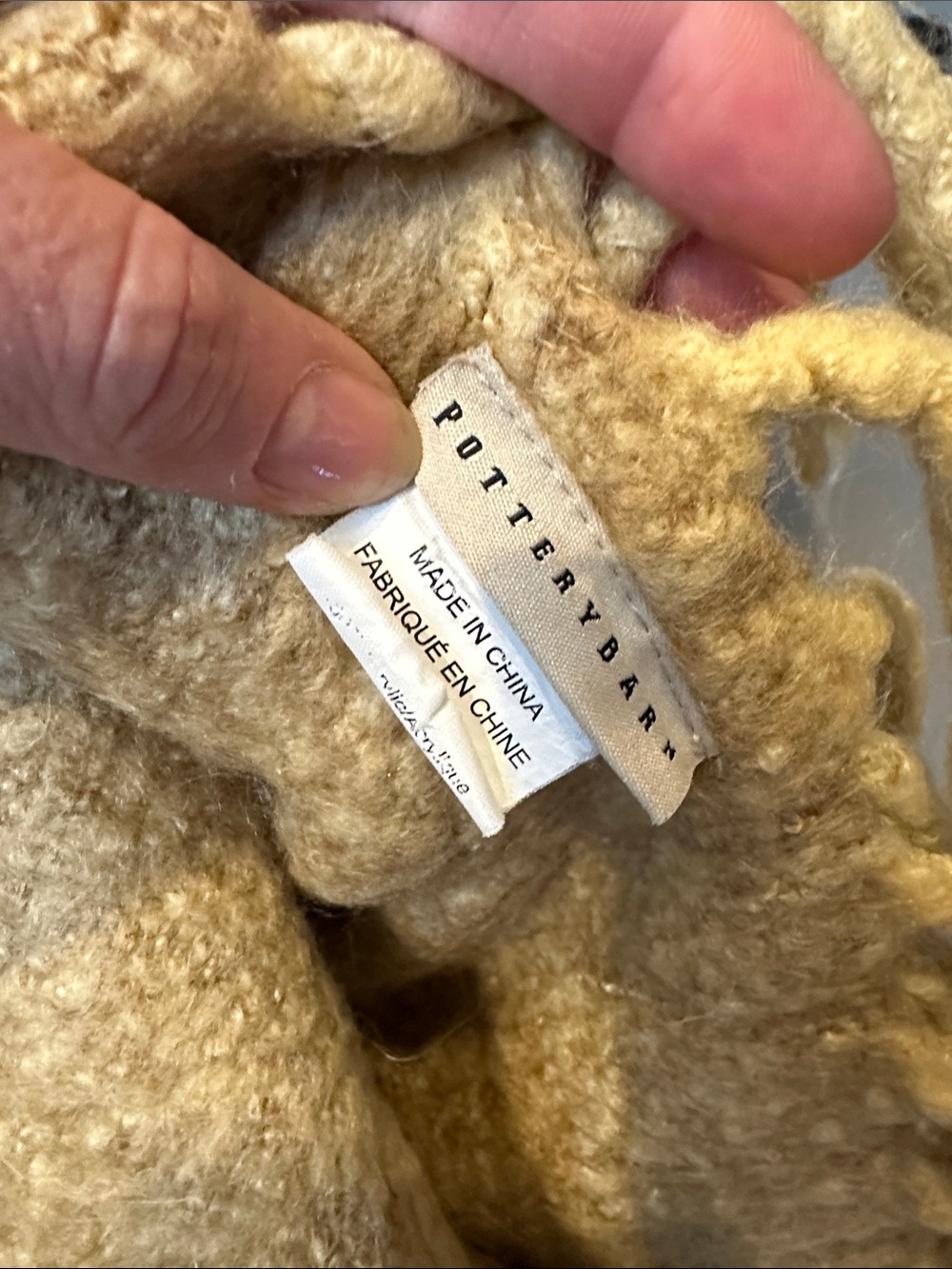 Pottery Barn Cozy Ombre Mustard Fringe Throw Blanket - Picture 4 of 4